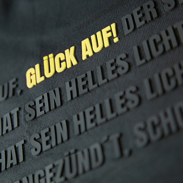 "GLÜCK AUF" Shirt gelb